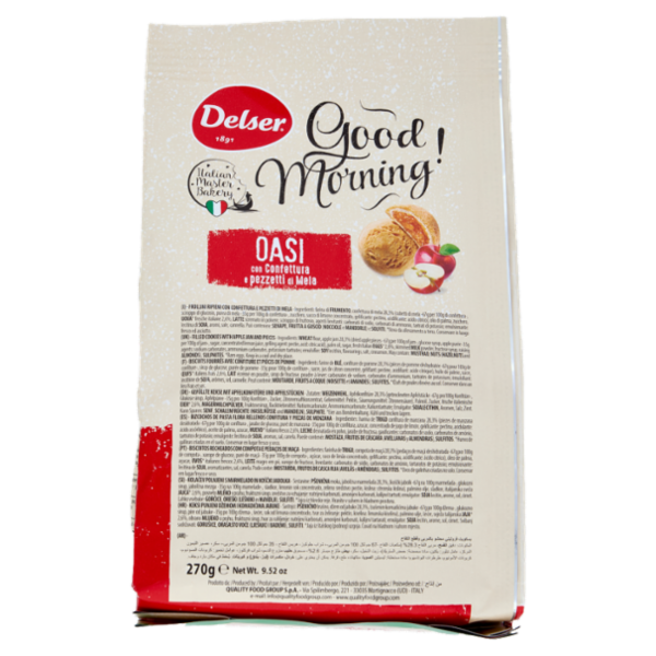 Delser Oasi con Confettura e pezzetti di Mela 270 g