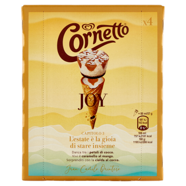 Cornetto Algida Joy Juan Camilo Quintero 4 x 57 g