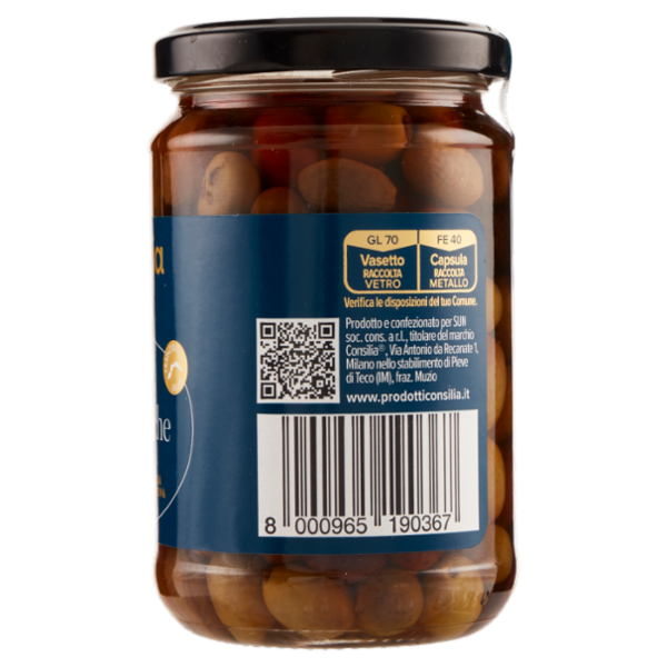Consilia Optima Olive Taggiasche in Salamoia 290 g