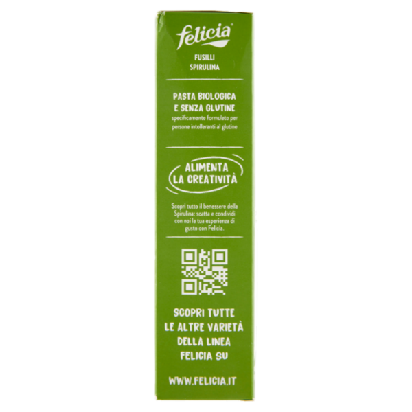 felicia Fusilli alla Spirulina con Farina di Riso Integrale Bio 250 g