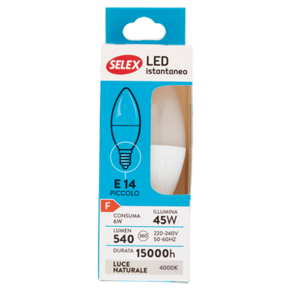 Selex Lampadina Led Oliva E14 6W