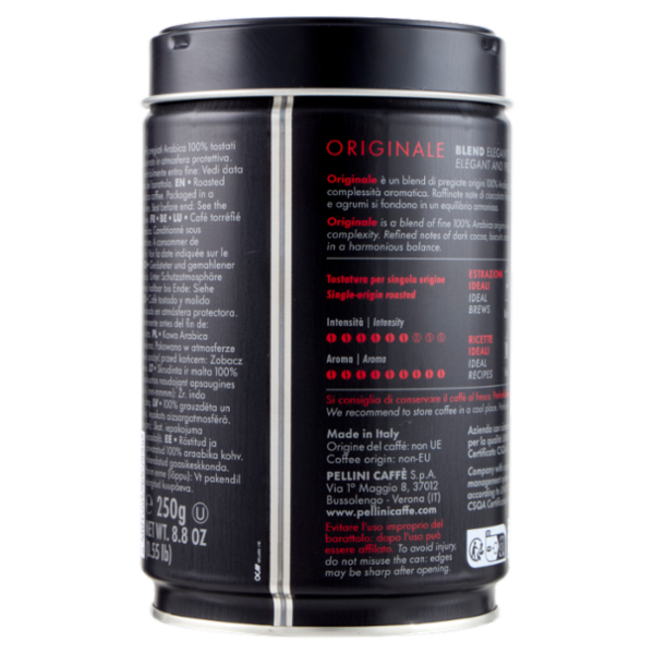 Top Pellini Originale Macinato Moka & Filtro 250 g