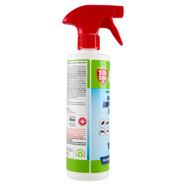 Zig Zag Insetticida AMP 2 CL Insetticida ad Ampio Spettro d'Azione 400 ml