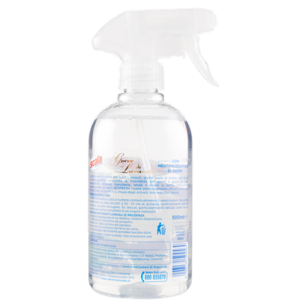 scala Gocce di Lavanda Profumo per Tessuti 500 ml