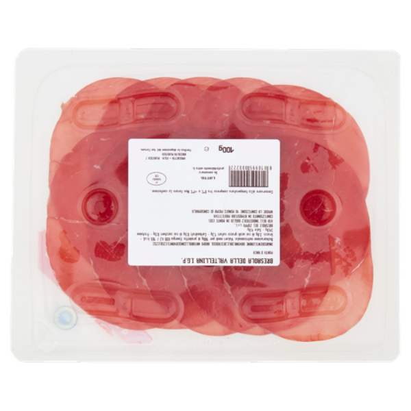 Del Zoppo Bresaola della Valtellina I.G.P. Punta d'Anca 100 g