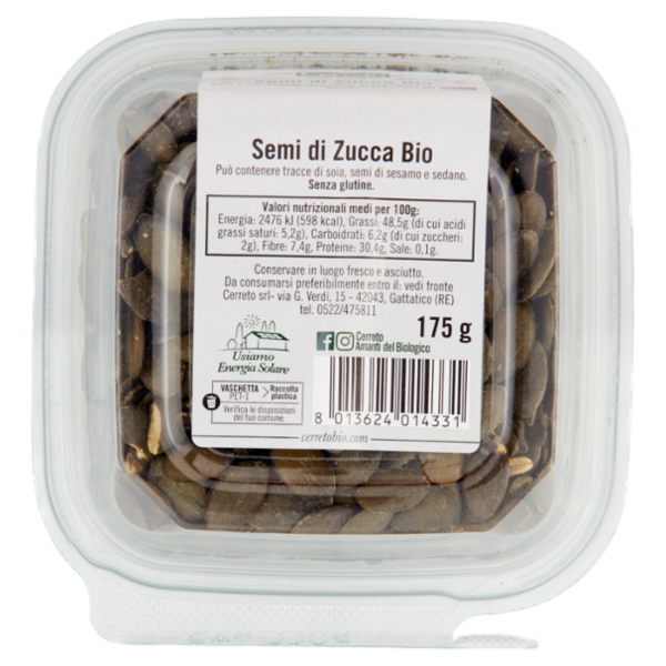 Cerreto i Semi Semi di Zucca Bio 175 g
