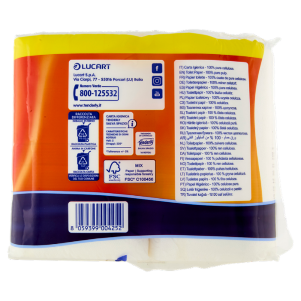 Tenderly Salvaspazio Rotoli 16 pz