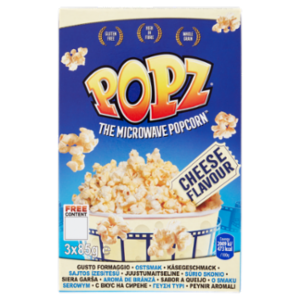 Popz The Microwave Popcorn Gusto Formaggio 3 x 85 g