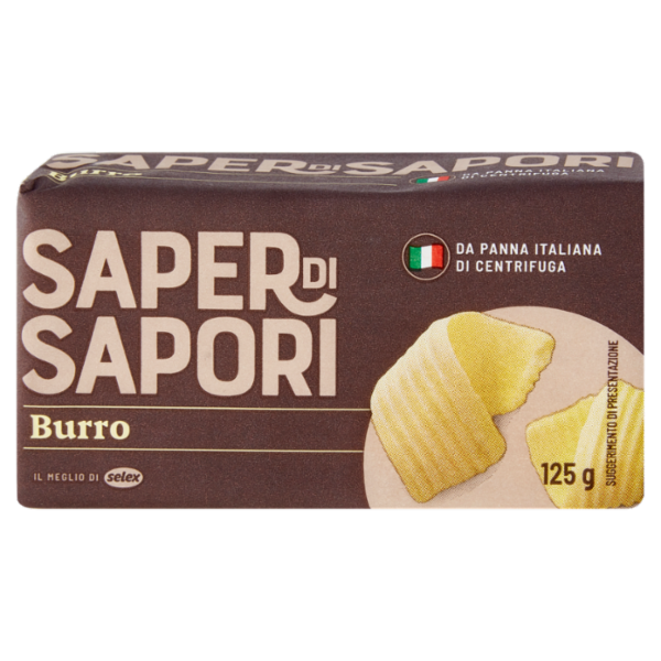 Selex Saper di Sapori Burro di Centrifuga 100% Italiano 125 g