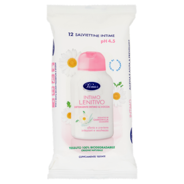 Venus Intimo Lenitivo Salviettine Intime 12 pz