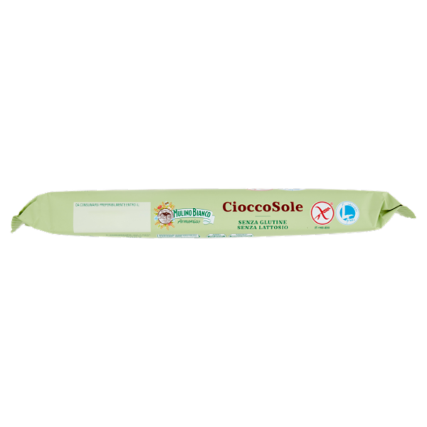 Mulino Bianco Armonia Cioccosole Biscotti con Gocce di Cioccolato Riso Senza Glutine e Lattosio 250g