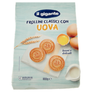 IL GIGANTE Frollini Classici Con Uova 800 g