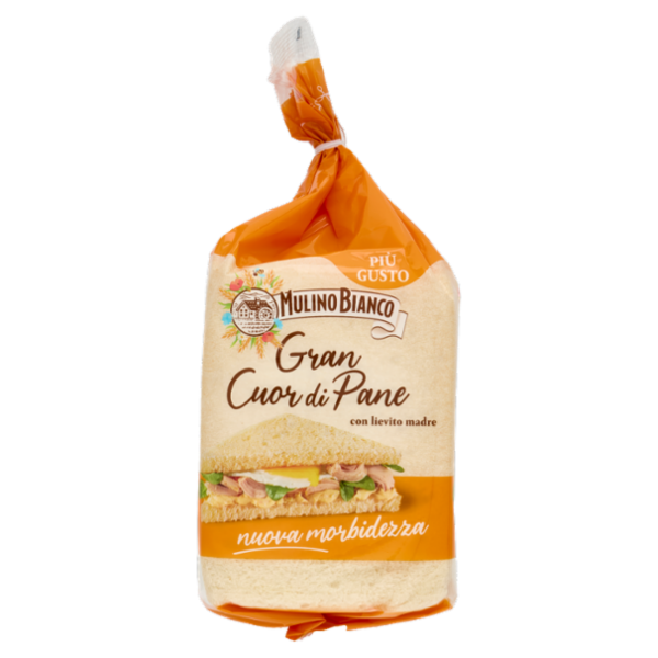 Mulino Bianco Gran Cuor di Pane Bianco Nuova Morbidezza 400g