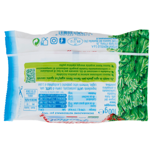 Nonno Nanni stracchino con fermento Probiotico 100 g