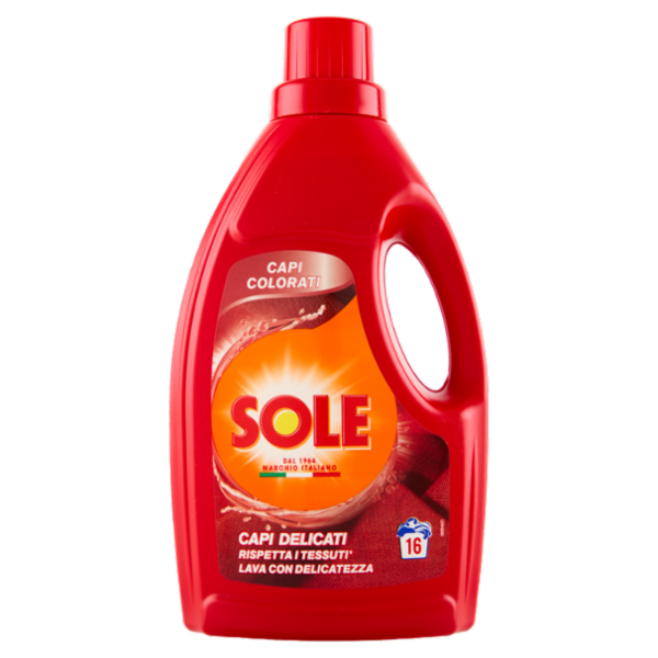 Sole Detersivo lavatrice Tutticolori 16 lavaggi 1 L