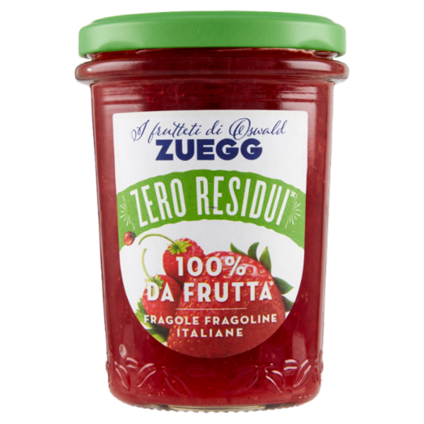 Zuegg I frutteti di Oswald Zuegg Zero Residui 100% da Frutta* Fragole Fragoline Italiane 230 g