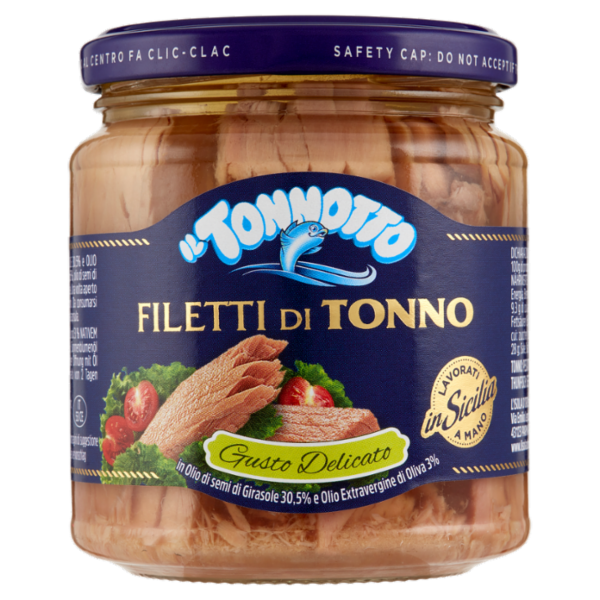 L'Isola d'Oro il Tonnotto Filetti di Tonno Gusto Delicato 270 g