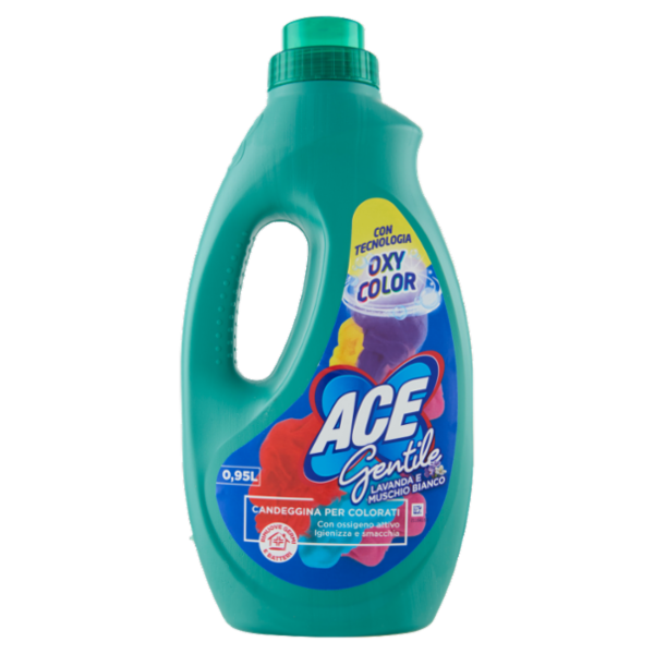 Ace Gentile Lavanda e Muschio Bianco Candeggina per Colorati 0,95 L