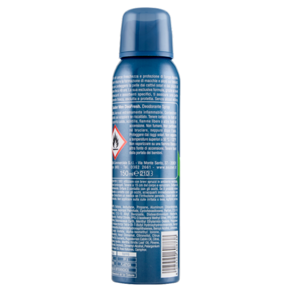 Sauber Men DeoFresh fresco & asciutto Spray 150 ml