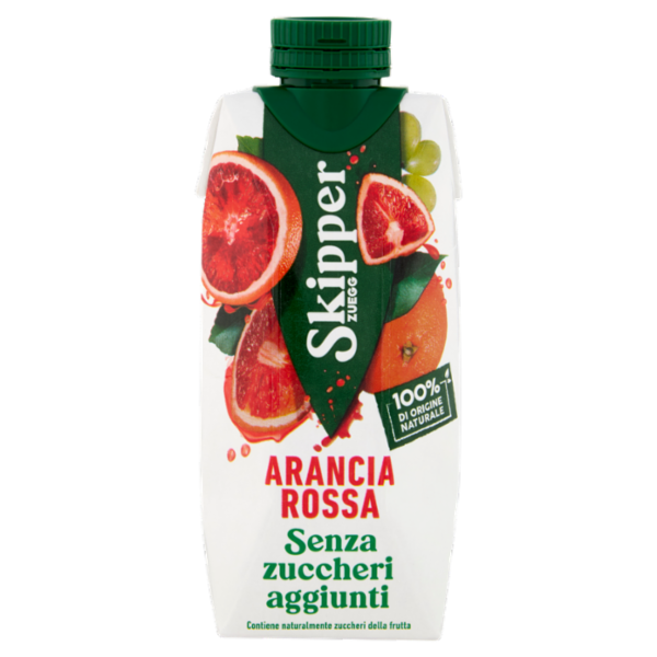 Zuegg Skipper Arancia Rossa Senza zuccheri aggiunti 330 ml