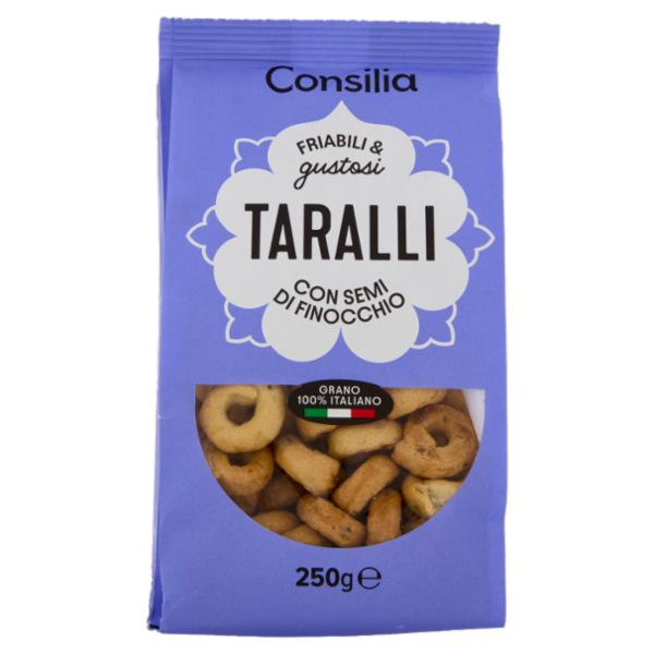Consilia Taralli con Semi di Finocchio 250 g