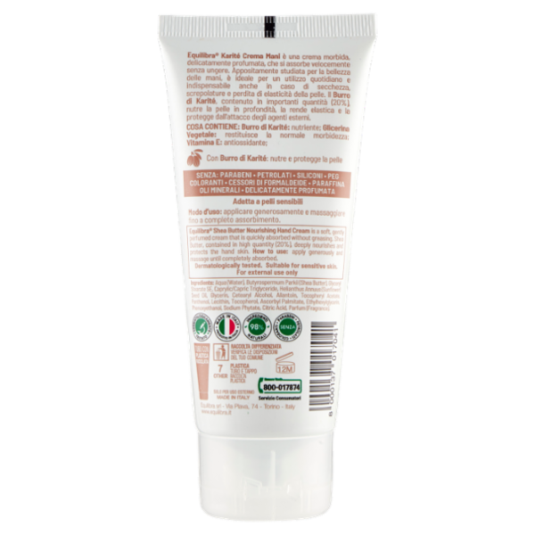 equilibra Karité Crema Mani Nutriente Protettiva 100 ml