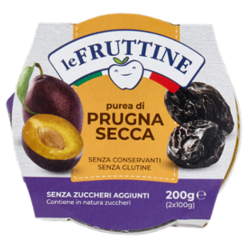 Le Fruttine Purea Di Prugna Secca 2 x 100 g