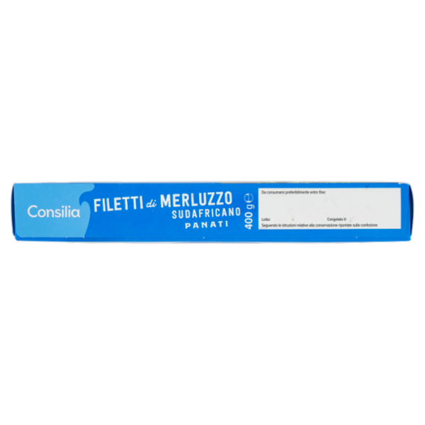 Consilia Filetti di Merluzzo in Croccante Panatura Surgelati 400 g