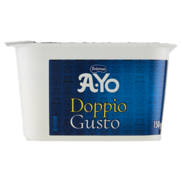 Arborea A-Yo Doppio Gusto Yogurt Bianco Dolce + anelli al cioccolato 150 g