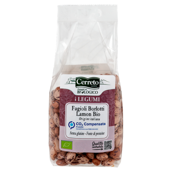 Cerreto i Legumi Fagioli Borlotti Lamon Bio 250 g