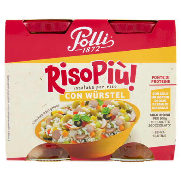 Polli Riso Più! insalata per riso con Würstel 2 x 300 g