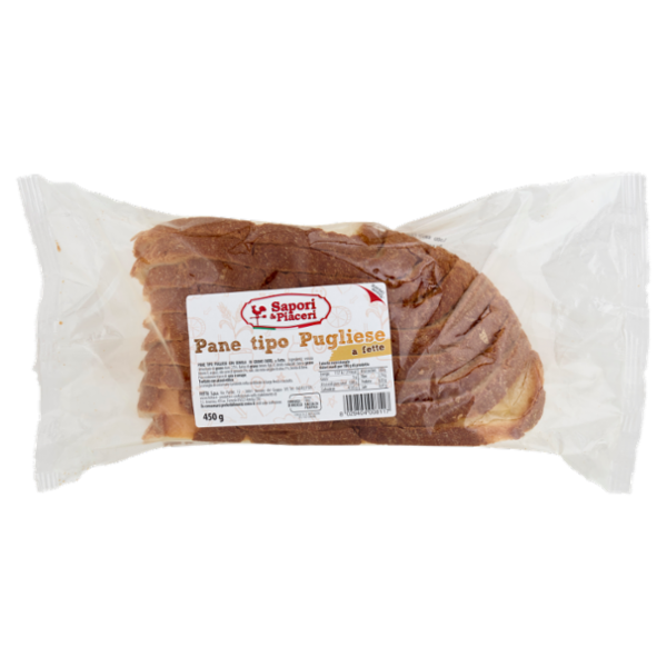 Sapori & Piaceri Pane tipo Pugliese a fette 450 g