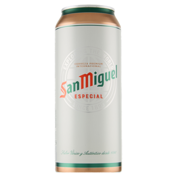 SAN MIGUEL Especial Birra lager spagnola lattina 50 cl