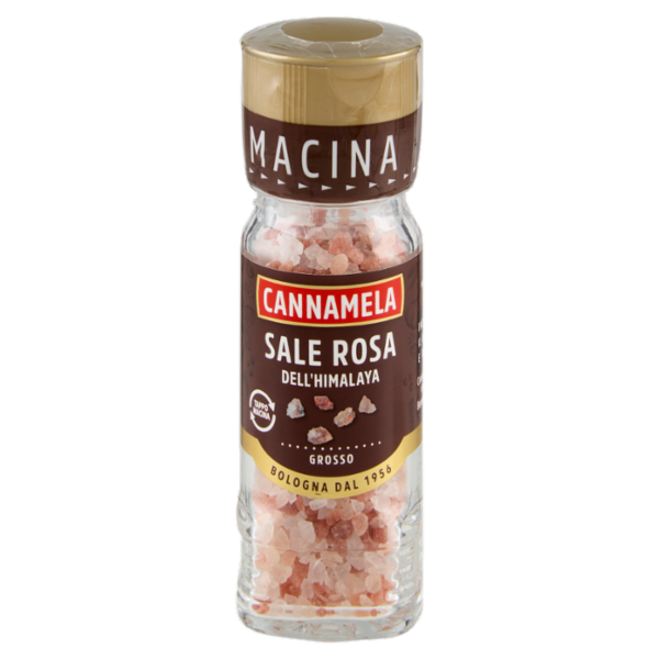 Cannamela Macina Sale Rosa dell'Himalaya Grosso 60 g