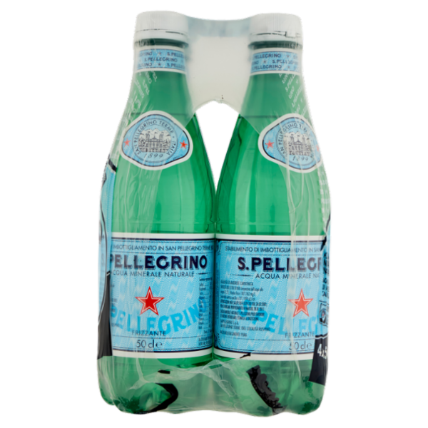 S.PELLEGRINO, Acqua Minerale Frizzante, Pet - 4x500ml