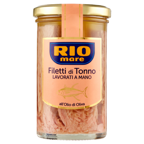 Rio mare Filetti di Tonno Lavorati a Mano all'Olio di Oliva 250 g