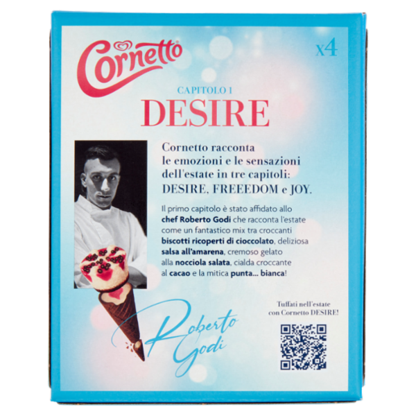 Cornetto Algida Desire Roberto Godi 4 x 57 g