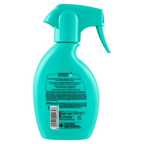 Bilboa Belli freschi! Rinfresca la tintarella Menta Acquatica 250 ml
