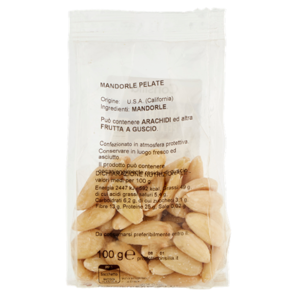 Consilia Frutta Secca Mandorle Pelate 100 g