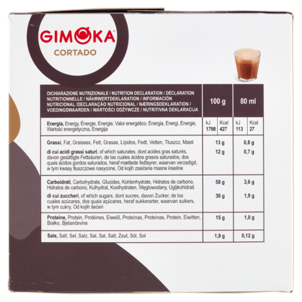 Gimoka Cortado Compatibile Nescafè* Dolce Gusto* 30 Capsule 189 g