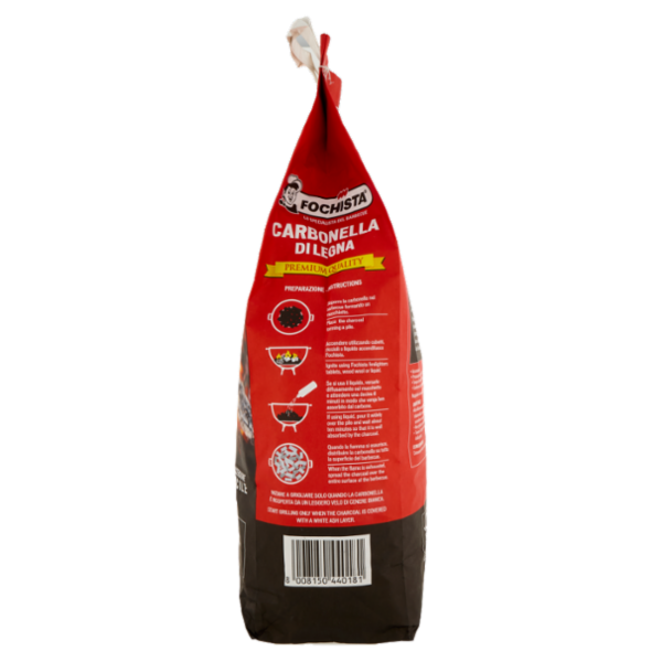 Fochista Carbonella di Legna Premium Quality 2,5 kg