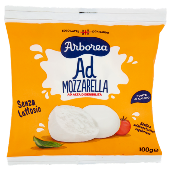 Arborea Ad Mozzarella ad Alta Digeribilità Senza Lattosio 100 g