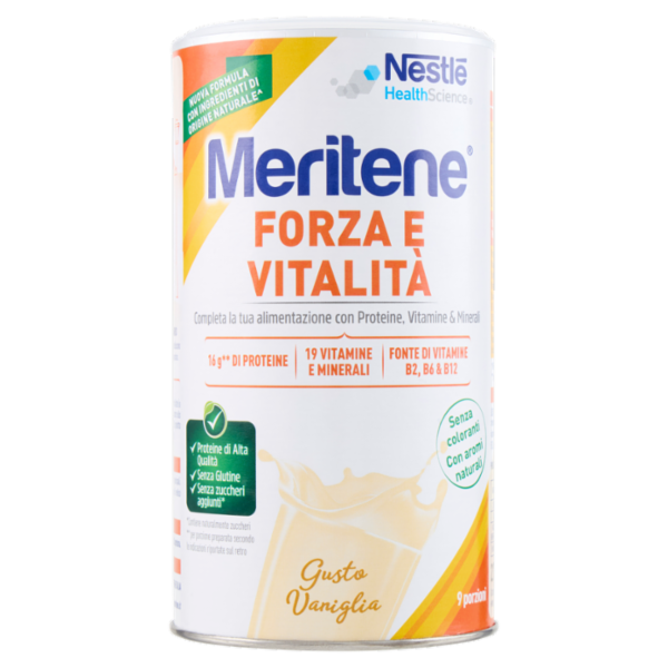 MERITENE Forza e Vitalità Gusto Vaniglia 270g