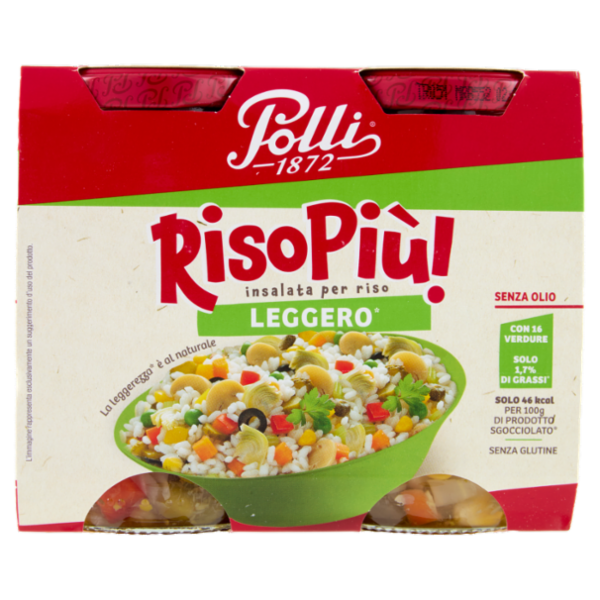 Polli Riso Più! insalata per riso Leggero* 2 x 300 g