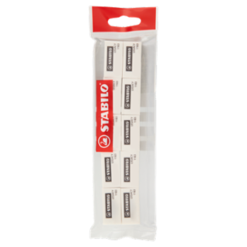 STABILO Legacy 1183 Gommine Bianche - Ecopack Da 10 Pz.