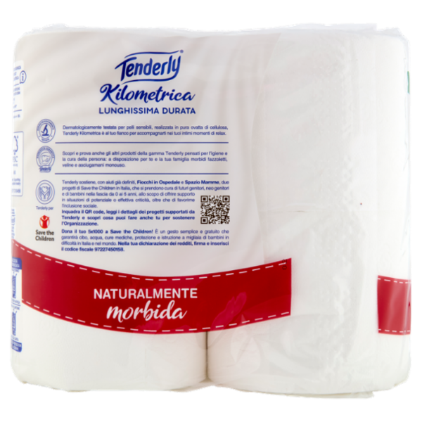 Tenderly Kilometrica Rotoli Lunghissimi 4 pz