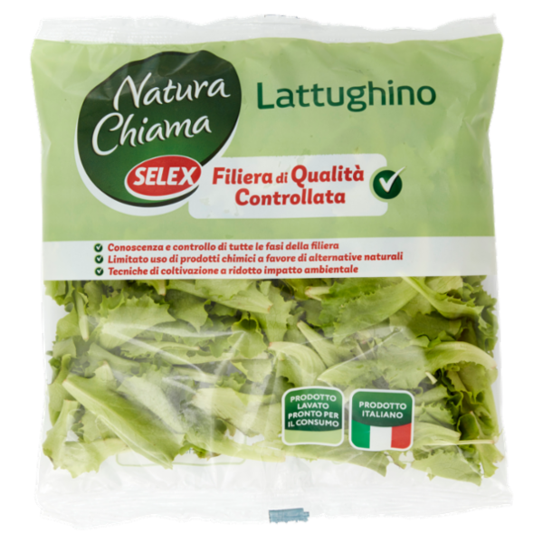 Selex Natura Chiama Lattughino Lavato e Pronto per il Consumo 80 g