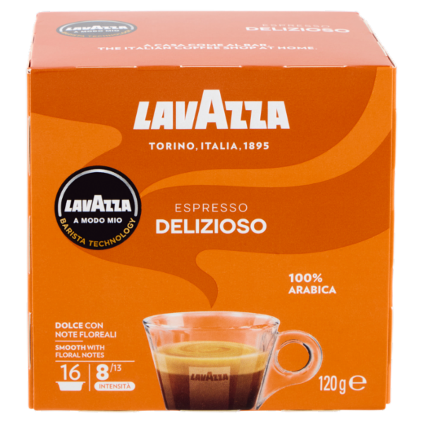 Lavazza A Modo Mio Espresso Delizioso 16 Capsule 120 g