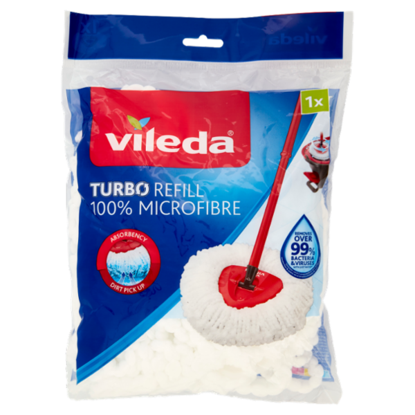 Vileda Turbo Refill 100% Microfibre 1 pz