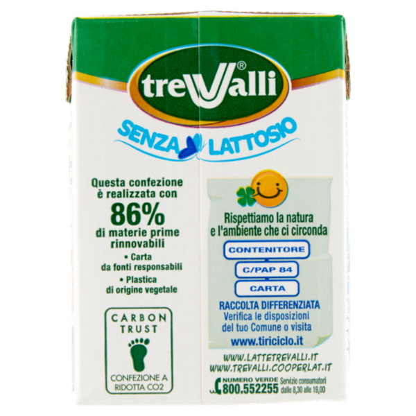 treValli Senza Lattosio Panna da Cucina Alta Digeribilità 200 ml